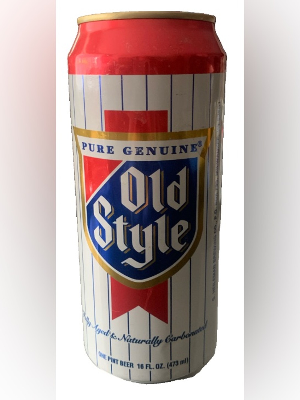 Vintage Beer Can Pure Genuine Old Style 2003 Chicago Cubs What A Year Empty